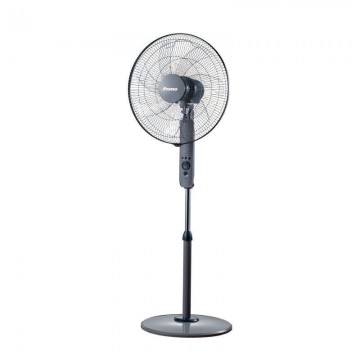 Primo Prsf-80656 Ανεμιστήρας Ορθοστάτης 65W Διαμέτρου 45.72cm με Τηλεχειριστήριο Γκρι